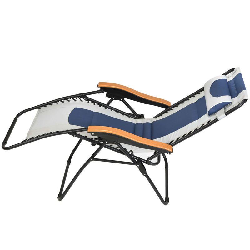 Beach Chair Canvas Zero Gravity Camping Chairs Lounge Chair Putdoor